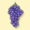 Виноград: иконка